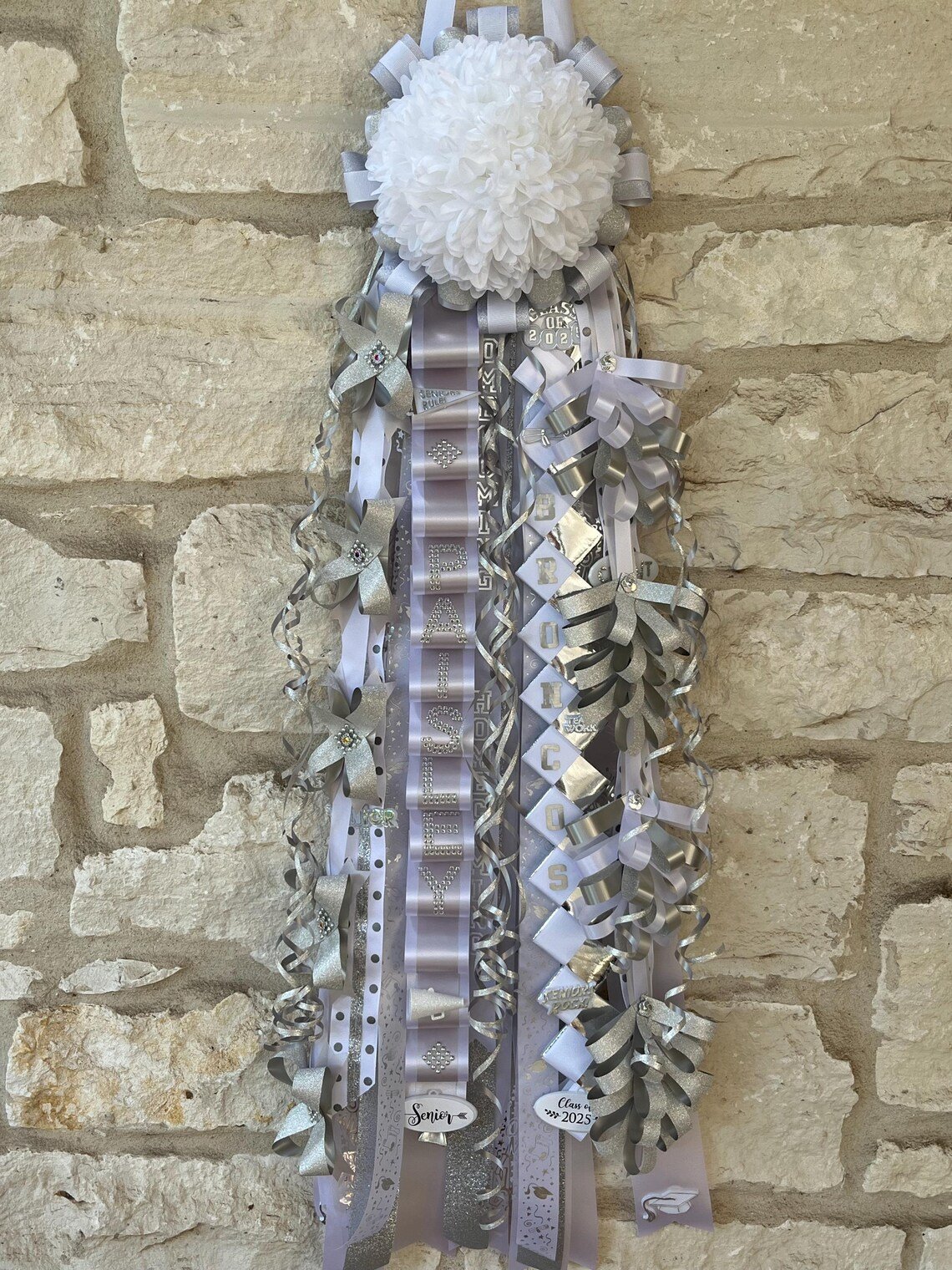 Elegant Senior-Themed, Personalized Homecoming Mum - Image 6