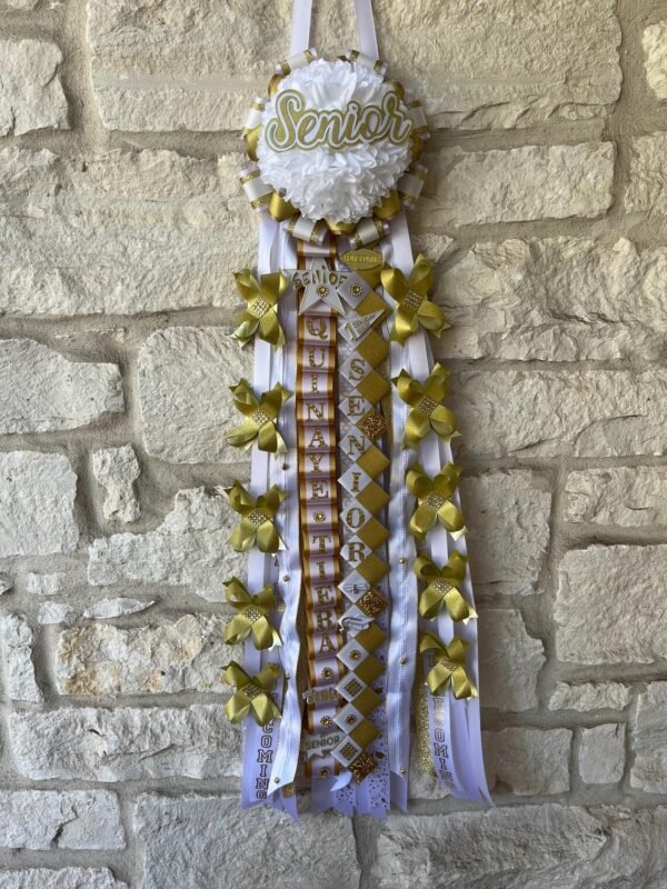Elegant Senior-Themed, Personalized Homecoming Mum - Image 7