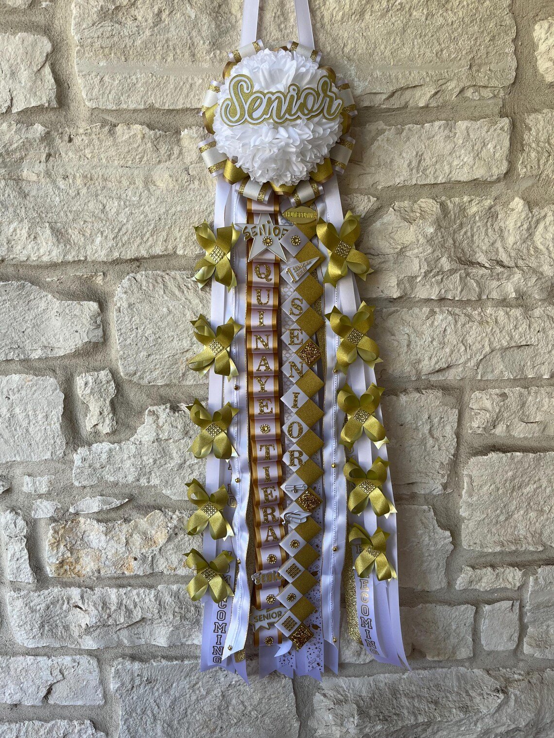 Elegant Senior-Themed, Personalized Homecoming Mum - Image 7