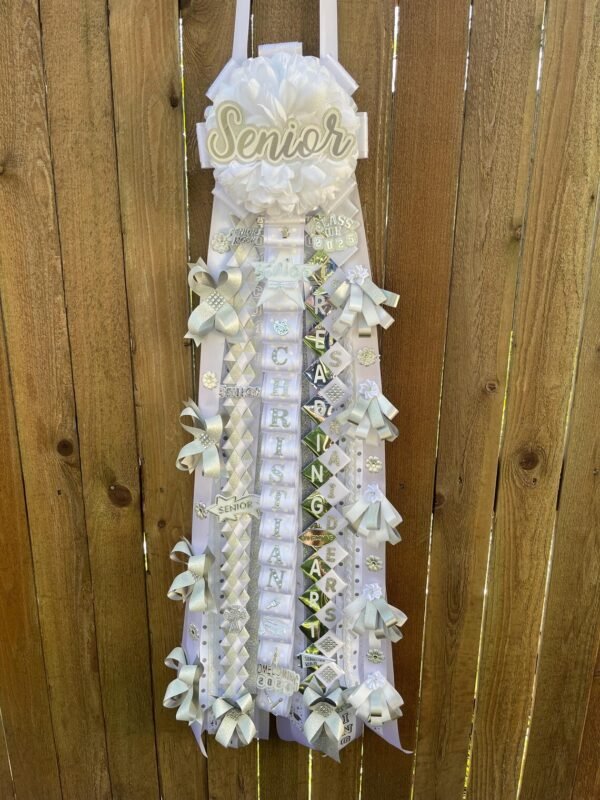 Elegant Senior-Themed, Personalized Homecoming Mum - Image 8