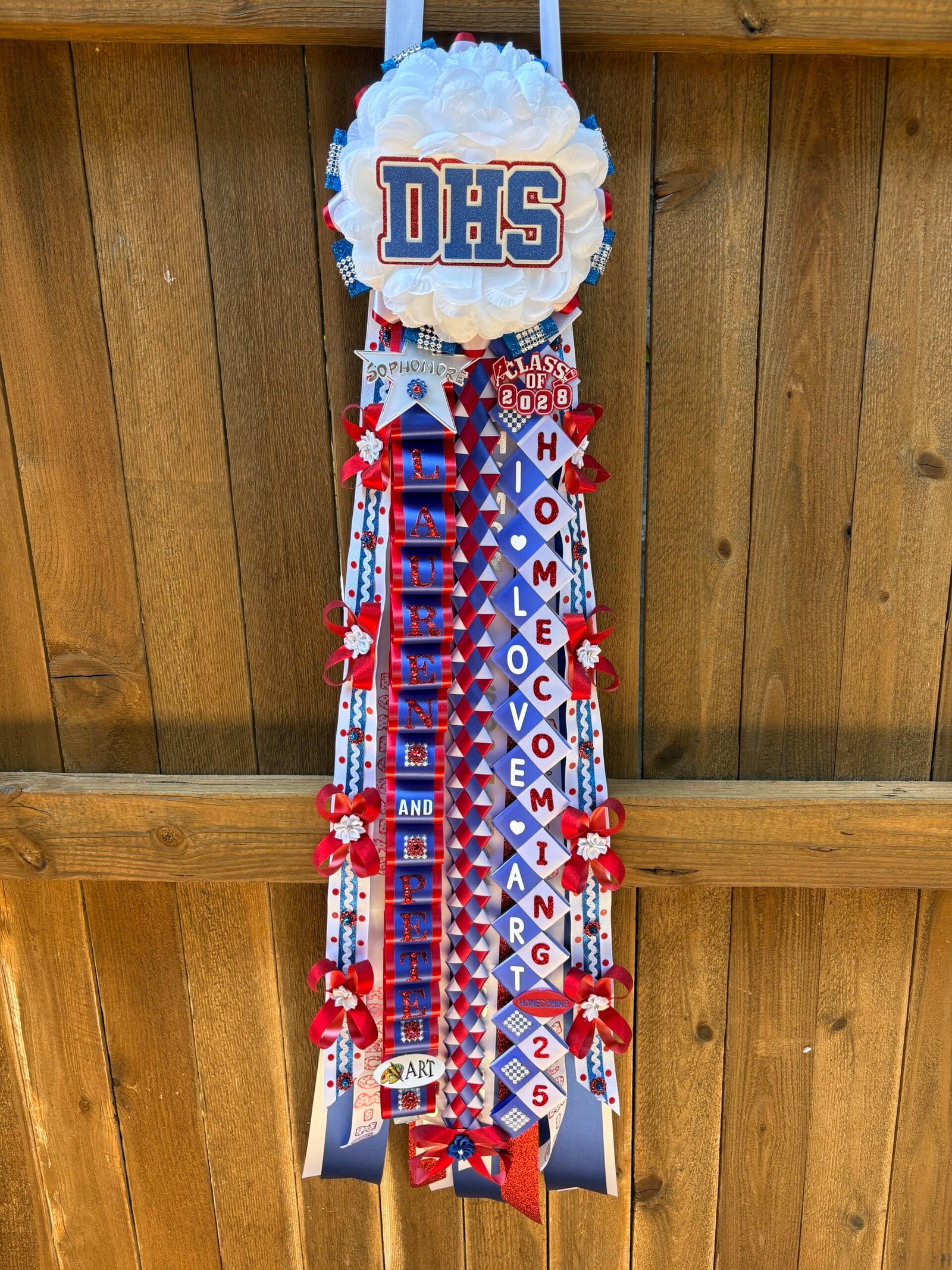 Personalized Deluxe 36 inch Homecoming Mums - Image 8